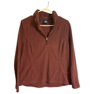 Lands End Women's Fleece Pullover Jacket - Size M